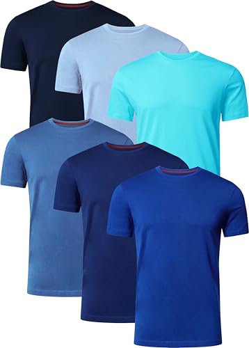 FULL TIME SPORTS T Shirt Herren 6er Pack TshirtFTS-634-BLUES-1-XXXL von FULL TIME SPORTS