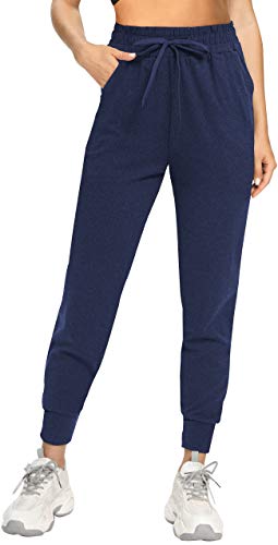 FULLSOFT Jogginghose für Damen mit Taschen, Lounge-Hose für Yoga, Workout, Laufen - Blau - X-Groß von FULLSOFT