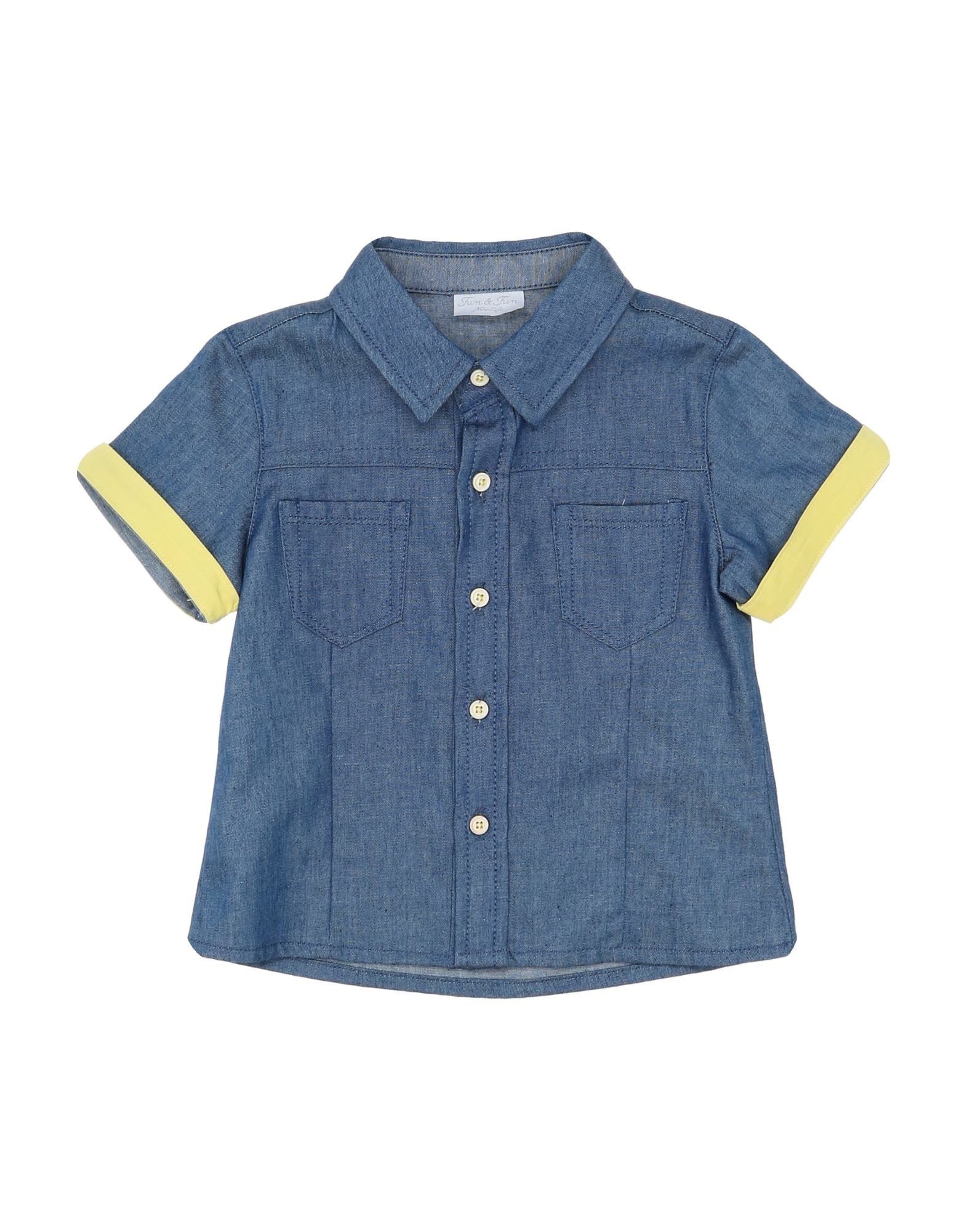 FUN & FUN Jeanshemd Kinder Blau von FUN & FUN