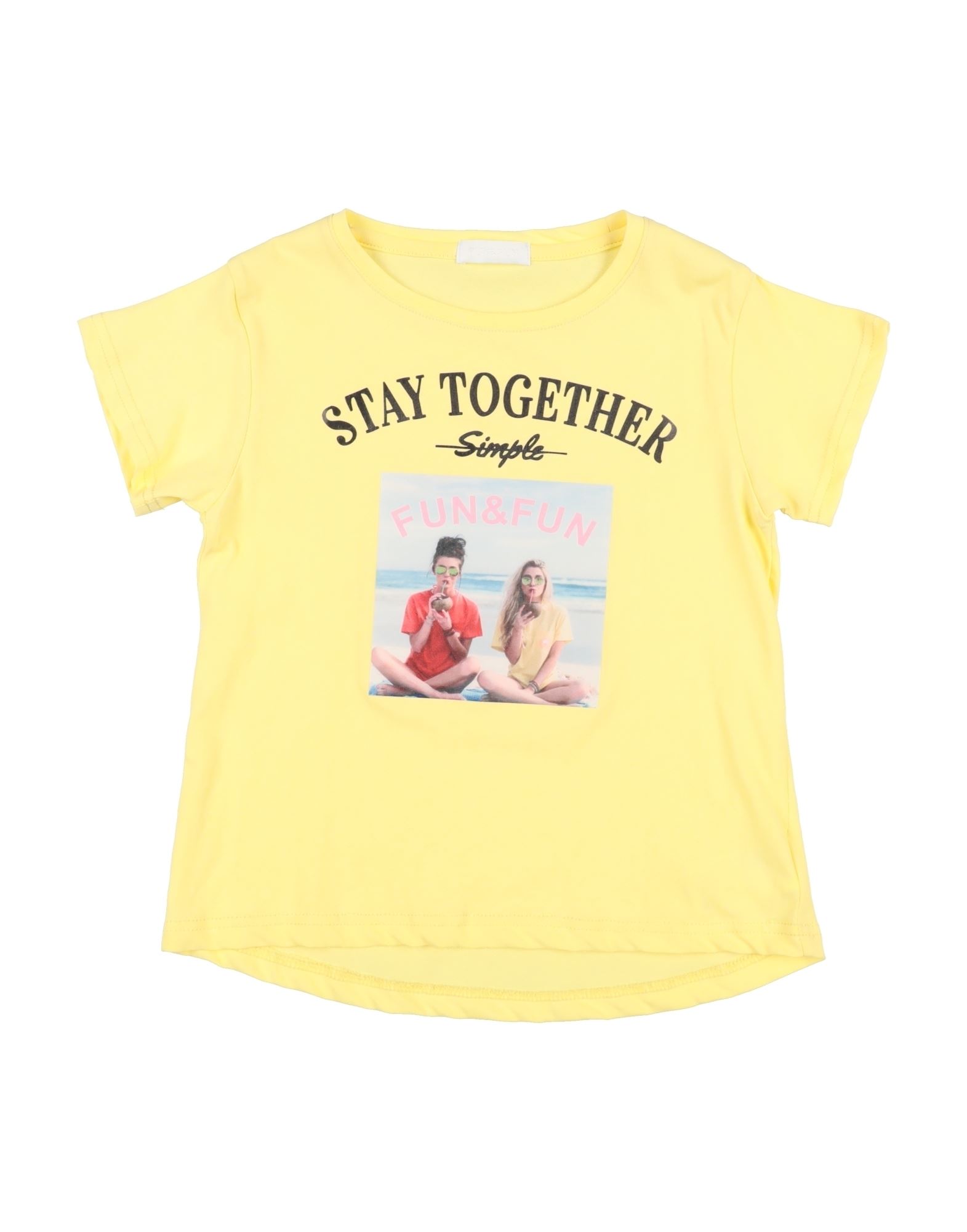 FUN & FUN T-shirts Kinder Hellgelb von FUN & FUN