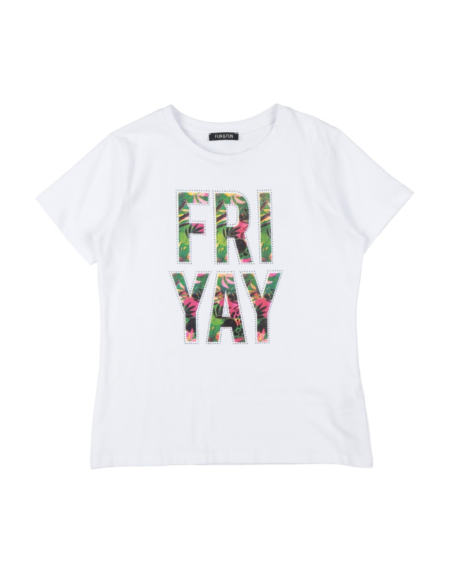 FUN & FUN T-shirts Kinder Weiß von FUN & FUN