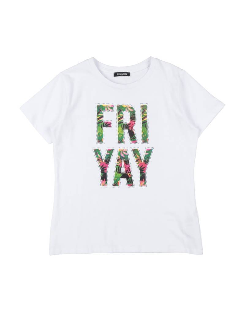 FUN & FUN T-shirts Kinder Weiß von FUN & FUN