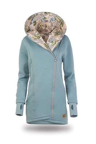 fun2bemum Kaya 3in1 Tragemantel Tragejacke Umstandsmantel vorne/hinten MINT (M/L) von fun2bemum