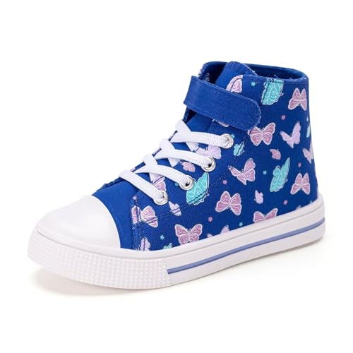 FUNCOO PLUS Jungen Mädchen Kinder Schuhe Canvas Sneaker Unisex Segeltuchschuhe Kinder Walking Schuhe Turnschuhe 25 von FUNCOO PLUS