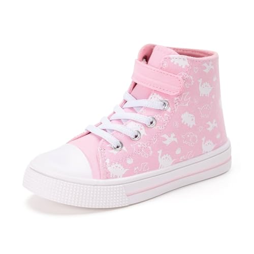 FUNCOO PLUS Jungen Mädchen Kinder Schuhe Canvas Sneaker Unisex Segeltuchschuhe Kinder Walking Schuhe Turnschuhe 31 von FUNCOO PLUS