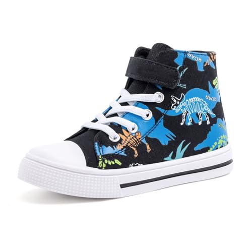 FUNCOO PLUS Jungen Mädchen Kinder Schuhe Canvas Sneaker Unisex Segeltuchschuhe Kinder Walking Schuhe Turnschuhe 32 von FUNCOO PLUS