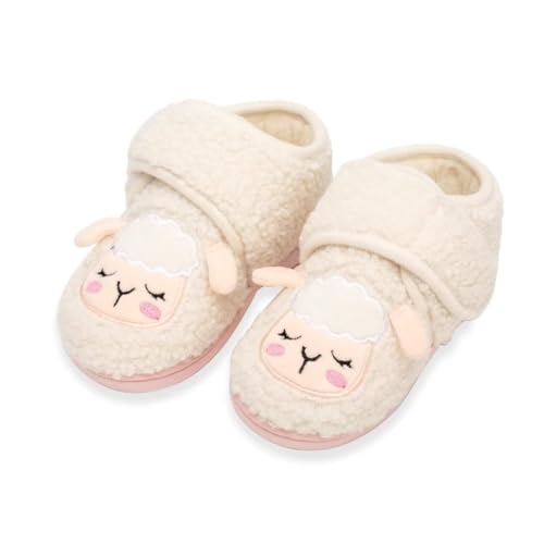 FUNCOO PLUS Kinder Hausschuhe Winter Jungen Mädchen Pantoffel Anti-Rutsch-Haus Kleinkind Indoor Outdoor Cloud Hausschuhe Größe 23 von FUNCOO PLUS