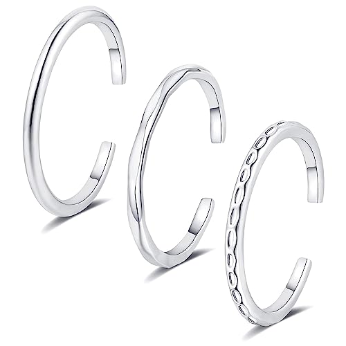 FUNEIA 3 Stück 14K Gold Filled Zehenring für Damen Gold Silber Rosegold 1 mm Dünner Draht Verstellbare Zehenringe Set Hawaiianischer Offener Zehenring Strandfußschmuck für den Sommer FUNEIA 3 Stück 14K Gold Filled Zehenring für Damen Gold Silber Rosegold 1 mm Dünner Draht Verstellbare Zehenringe Set Hawaiianischer Offener Zehenring Strandfußschmuck für den Sommer von FUNEIA
