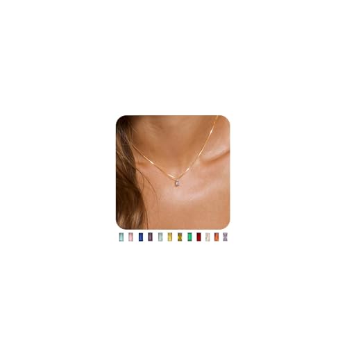 FUNEIA Kette Damen 14K Vergoldete Geburtsstein Anhänger Halskette Gold Exquisit GeburtssteinKette Frau Mädchen Mama Freundin Schön Schmuck Geburtstag Hochzeitstag Valentinstag Muttertags Geschenk FUNEIA Kette Damen 14K Vergoldete Geburtsstein Anhänger Halskette Gold Exquisit GeburtssteinKette Frau Mädchen Mama Freundin Schön Schmuck Geburtstag Hochzeitstag Valentinstag Muttertags Geschenk von FUNEIA