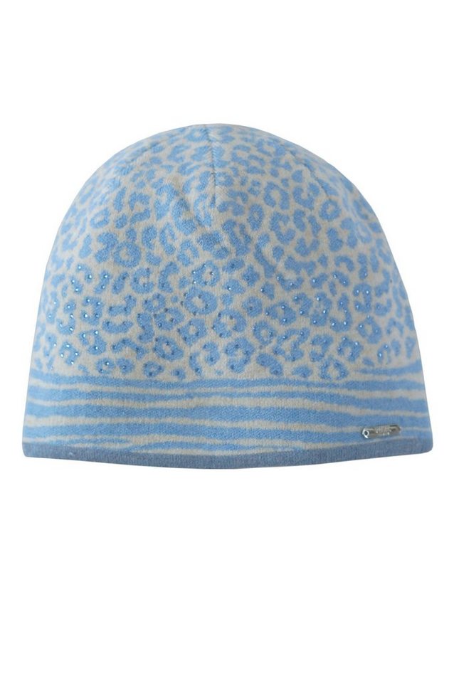 FUNK since 1776 Strickmütze im trendigem Leolook mit modischen Ziersteinen von FUNK since 1776