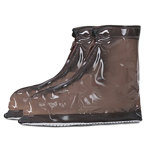 FUNLAVIE Regenschuhüberzüge, rutschfest, wiederverwendbar, wasserdicht, für Damen und Herren von FUNLAVIE