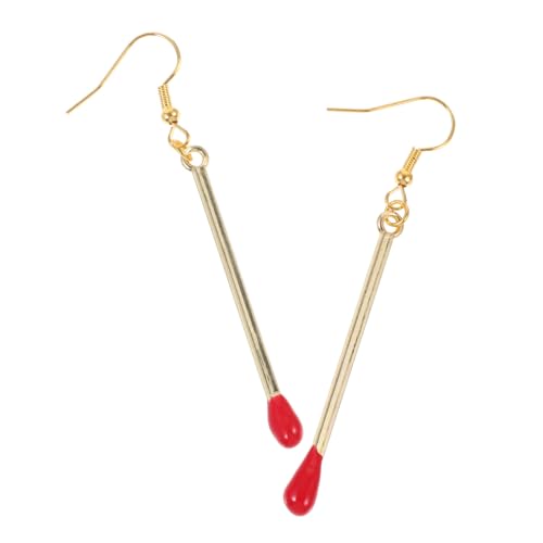 FUNNETOYU 1 Paar Übereinstimmung mit Ohrringen Streichholzohrringe Ohrringe für Frauen baumelnd Schmuck baumeln Mode -Ohrring Anhänger Ohrring Ohrringe baumeln Legierung Golden FUNNETOYU 1 Paar Übereinstimmung mit Ohrringen Streichholzohrringe Ohrringe für Frauen baumelnd Schmuck baumeln Mode -Ohrring Anhänger Ohrring Ohrringe baumeln Legierung Golden von FUNNETOYU