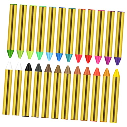 FUNNETOYU 1 Schachtel Farben Umweltfreundliche Oil Pastel Body Paint Crayons Glatte Gesichtsfarbe Sticks mit Leichter Anwendung Tragbares Face Painting Kit für Cosplay Halloween und Karneval von FUNNETOYU