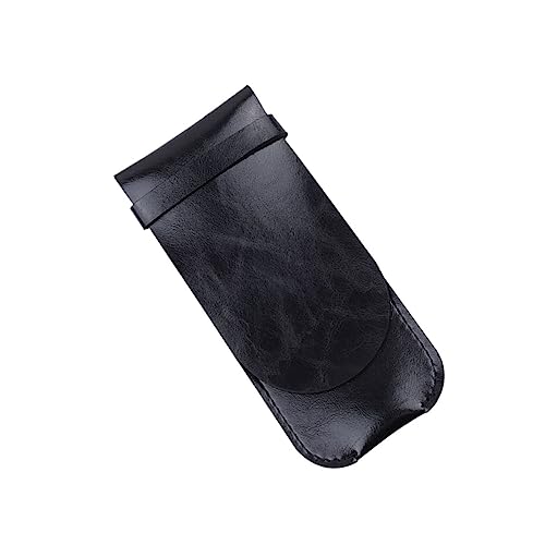 FUNNETOYU 1 Stück Etui federmäppchen ledermäppchen für stifte federkästchen Pencil Holder süße Stifte Bleistiftfälle Tinte Make-up-Pinsel Stifthalter aus Leder Aufbewahrungstasche für Stifte von FUNNETOYU