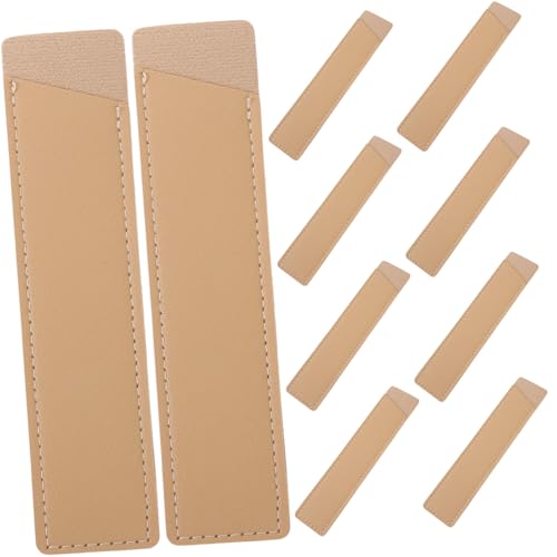 FUNNETOYU 10 Stück Teiliges PU Leder Stiftemäppchen Einstecktaschen für Kugelschreiber und Füllfederhalter Kompaktes Dekoratives Etui für Ärzte und Pflegepersonal Strapazierfähig und Tragbar von FUNNETOYU