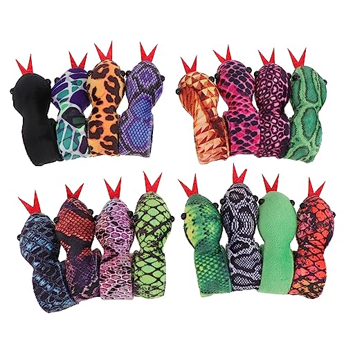 FUNNETOYU 16stücke Schlangenarmband Modellierung Kindersichere Slap Armbänder Für Junge Mädchen Jungen Mädchen Partygeschenke Geburtstagsarmbänder Kinderarmbandspielzeug Tierarmband Schlagar von FUNNETOYU