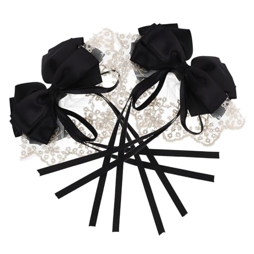 FUNNETOYU 2 Stück Große Schleife Haarspangen Damen Modische Haarklammern mit Modischem Schleifendesign für Hochzeit Geburtstag und Alltag Griff Vielseitig Einsetzbar Stilvolle von FUNNETOYU