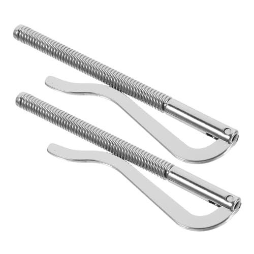 FUNNETOYU 2 Stück Metall Geldklammer aus Robustem Zinklegierung Geldclip mit Feder für Bargeld Schecks Kreditkarten und Notizen Praktische Geldhalter für und Damen und Langlebig von FUNNETOYU