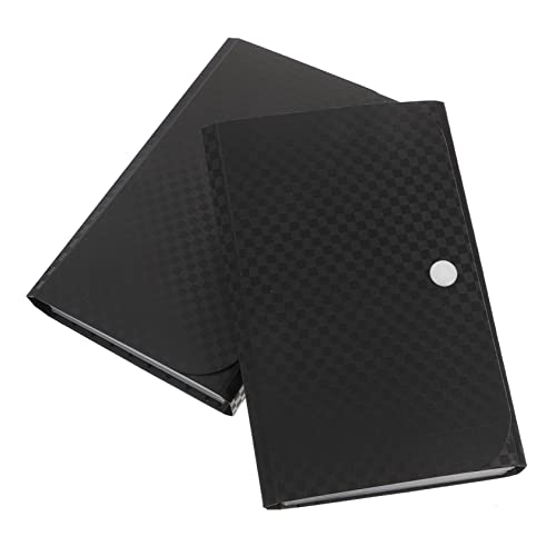 FUNNETOYU 2stücke Tragbare Ordnertasche Für Haushalt Kleiner Dokument Ordner Mehrschichtiger Aktenorganizer Wechseltasche Mit Fächern Leicht Und Praktisch Für Büro Und Schule von FUNNETOYU