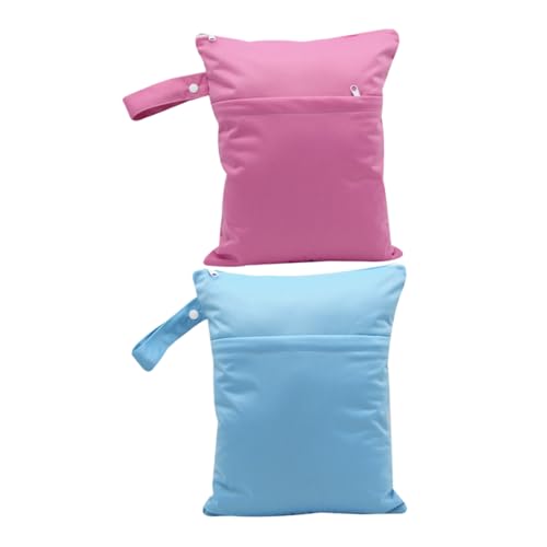 FUNNETOYU 2stücke wasserdichte Reisebeutel Mit Reißverschluss Tragbare Aufbewahrungstaschen Für Windeln Babyflaschen Und Mehr Für Unterwegs Wetterfest Kompakt Und Praktisch von FUNNETOYU