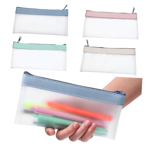 FUNNETOYU 4 Stück Hüllstoffbrieftasche Tasche für Geld kleine Schreibwarentasche Stiftbeutel Geldtasche Aufbewahrungstasche für Schreibwaren Stifttaschen Geldorganisator Federmäppchen TPU FUNNETOYU 4 Stück Hüllstoffbrieftasche Tasche für Geld kleine Schreibwarentasche Stiftbeutel Geldtasche Aufbewahrungstasche für Schreibwaren Stifttaschen Geldorganisator Federmäppchen TPU von FUNNETOYU