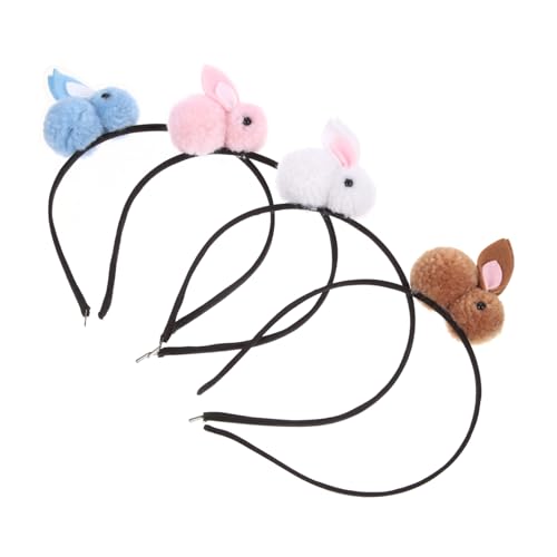 FUNNETOYU 4stücke Osterhasen Stirnbänder Niedliche Haarschmuck Für Junge Mädchen Erwachsene Für Karneval Ostern Kostümpartys Farben Einzigartiges Design Für Besondere Anlässe von FUNNETOYU