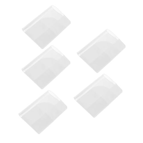 FUNNETOYU 5 Stück Reisepasstasche Reisepasshülle Für Reisekarten Schutzhüllen Transparenter Kartenschutz Für Die Brieftasche Transparente Reisepasshülle Reisepasshülle Aus von FUNNETOYU