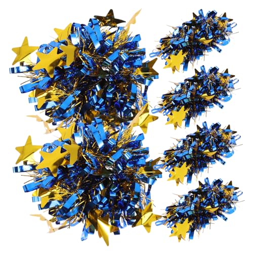 FUNNETOYU 6 Stück Teiliges Cheerleader Pompoms Metallische Handblumen für Sportveranstaltungen Tanzpartys und Langlebig und Geruchsneutral für Erwachsene von FUNNETOYU