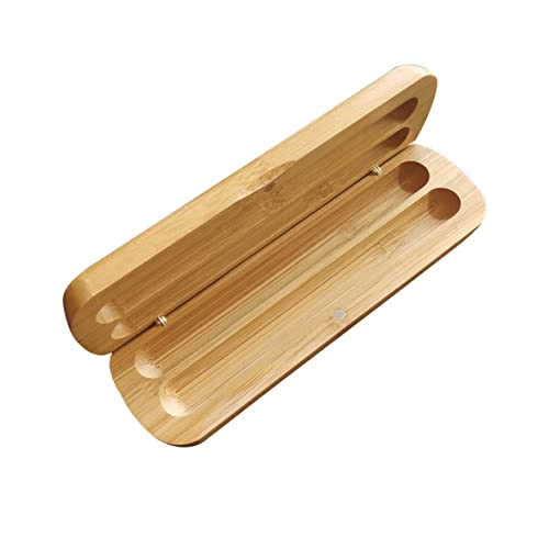 FUNNETOYU Bamboo Stiftbox mit Zwei Stiftschlitzen Multifunktionale Bleistift und Stifthaltebox aus Hochwertigem Bambus zur Aufbewahrung von Schreibwaren Passend für Büro und Zuhause FUNNETOYU Bamboo Stiftbox mit Zwei Stiftschlitzen Multifunktionale Bleistift und Stifthaltebox aus Hochwertigem Bambus zur Aufbewahrung von Schreibwaren Passend für Büro und Zuhause von FUNNETOYU