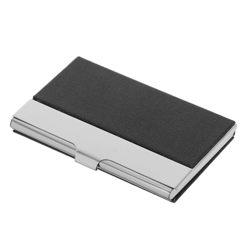 FUNNETOYU Edelstahl Visitenkartenetui Design mit Sicherem Verschluss Langlebiger Business Card Holder für Männer Praktisch Leicht und Stilvoll für Professionelle Nutzung und Reisen von FUNNETOYU