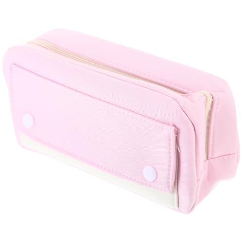 FUNNETOYU Zipper Federmäppchen Große Kapazität Für Studenten Wiederverwendbares Leichtes Und Kompaktes Stiftetui Aus Polyester Für Schule Und Büro von FUNNETOYU