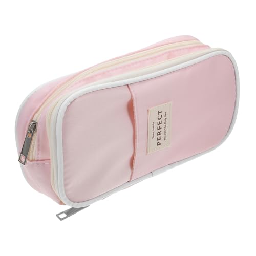 FUNNETOYU Federmäppchen Große Kapazität Mit Stifte-Organizer Für Schreibtisch Tragbares Etui Für Schulbedarf Ästhetische Federtasche Mit Reißverschluss Für Mädchen von FUNNETOYU