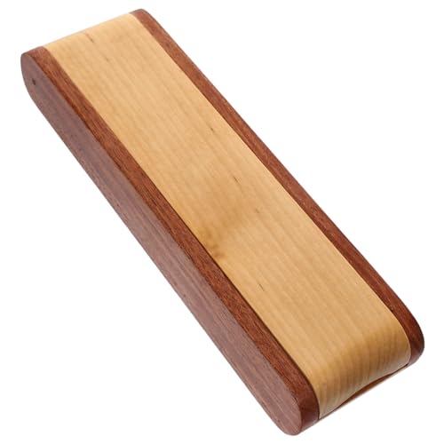 FUNNETOYU Holz Stiftbox mit Dekorativem Design Multifunktionale Stiftemappe für Kugelschreiber und Füller für und Aufbewahrung von Schreibgeräten von FUNNETOYU