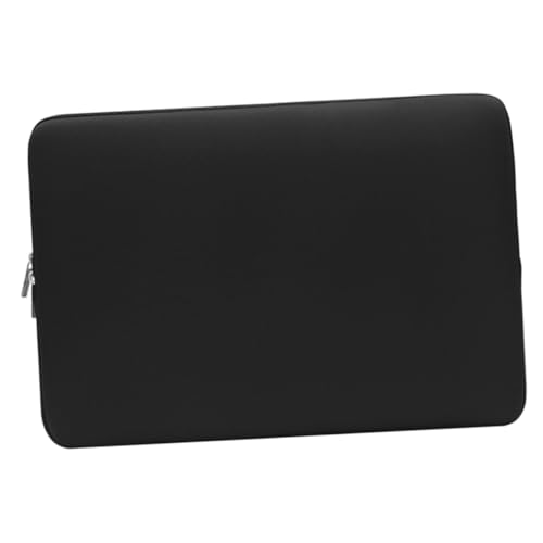 FUNNETOYU Laptop Tasche Schwarz Stoßfest Rutschfest Weiche Innenfutter Hülle Kompatibel für Macbook Notebook Computer Tragbare Schutztasche für Unterwegs von FUNNETOYU
