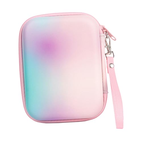 FUNNETOYU Leichter Stoßfester Drucker Aufbewahrungsbeutel mit USB Halter Mehrschichtiger Organizer für Mini Link Praktischer Reise Kabel Organizer Kompatibel mit Mini Druckern von FUNNETOYU