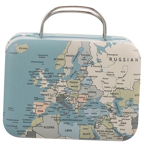 FUNNETOYU Vintage Mini Schmuckbox Mit Tragegriff Retro Wimpern Organizer Für Kosmetik Stilvolle Aufbewahrung Für Schmuck Und Kleinigkeiten Geschenkverpackung Für Frauen Dekorative Box von FUNNETOYU