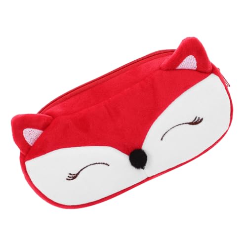 FUNNETOYU Kawaii Plüsch Federmäppchen Für Junge Mädchen Große Kapazität Reißverschluss Stiftetui Niedlicher Cartoon Stiftehalter Multifunktionale Schreibwaren Tasche Für Mädchen von FUNNETOYU