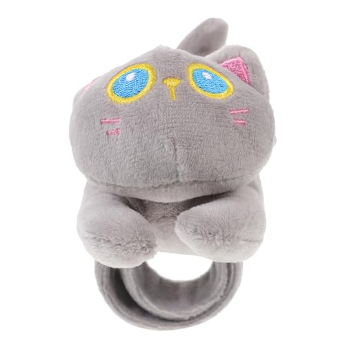 FUNNETOYU Plüsch Katzen Slap Armband Kuscheliges Tier Schnapparmband Weiches Partyspielzeug Für Geburtstags und Themenpartys Perfektes Mitgebsel von FUNNETOYU
