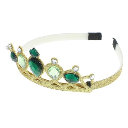 FUNNETOYU Prinzessinnen Krone mit Strass für Mädchen Elegante Kinderhaarkrone Leicht Komfortabel für Partys Fotoshootings und Besondere Anlässe von FUNNETOYU