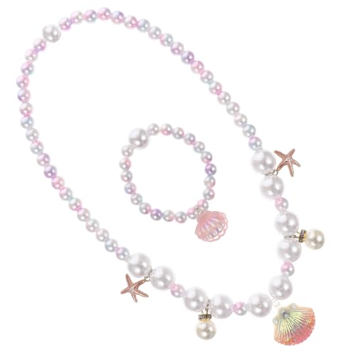 FUNNETOYU Schmuckset Perlenkette und Armband für Mädchen Modisch Leicht Kombinierbar Einzigartiges Design für Partys und Alltag Langlebig und Strahlend von FUNNETOYU