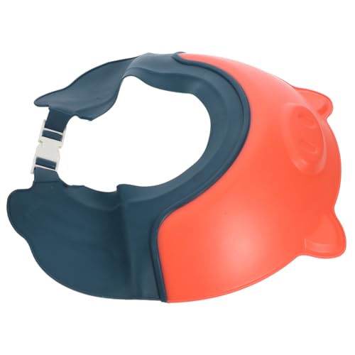 FUNNETOYU Verstellbare Wasserdichte Shampoo Haube mit Ohrenschutz Rutschfestes Haarwaschhilfe Badekappe für Junge Mädchen Cartoon Design für Duschen Haarewaschen und Outdoor Anwendungen von FUNNETOYU