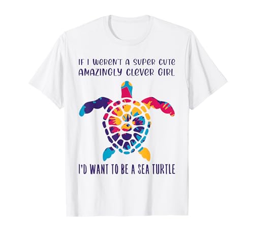 Lustiger Meeresschildkröten-Liebhaber, Mädchen, Frau, Zitat, Spruch, niedlicher Witz T-Shirt Lustiger Meeresschildkröten-Liebhaber, Mädchen, Frau, Zitat, Spruch, niedlicher Witz T-Shirt von FUNNY TURTLE PRODUCTS