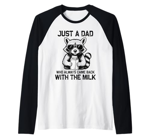 Just A Dad Who Always Came Back Vatertag Lustig Herren Retro Raglan Just A Dad Who Always Came Back Vatertag Lustig Herren Retro Raglan von FUNNY fathers day shirt