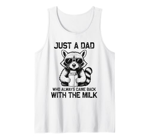 Just A Dad Who Always Came Back Vatertag Lustig Herren Retro Tank Top Just A Dad Who Always Came Back Vatertag Lustig Herren Retro Tank Top von FUNNY fathers day shirt
