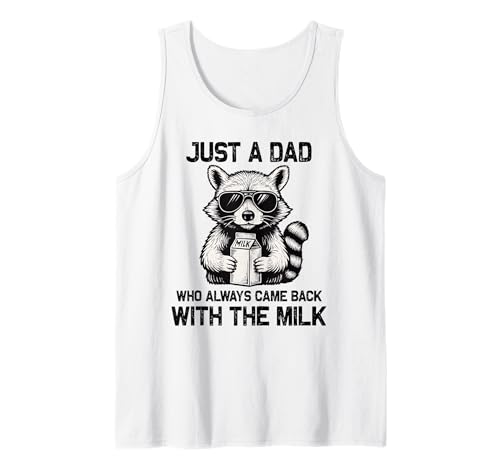 Just A Dad Who Always Came Back Vatertag Lustig Herren Retro Tank Top Just A Dad Who Always Came Back Vatertag Lustig Herren Retro Tank Top von FUNNY fathers day shirt