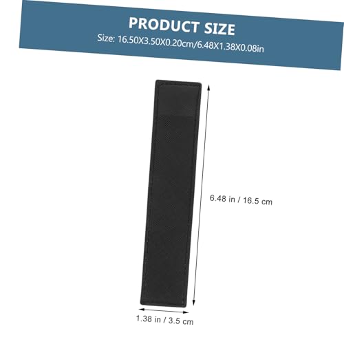 FUNOMOCYA 12 Stck Leder Stifteetui Einzeln Stifthalter Federmäppchen Elegantes Schreibwaren Zubehör für Büro Schule Geschenkidee Schwarz Braun von FUNOMOCYA