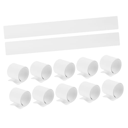FUNOMOCYA 12 Stück Teiliges Weißes DIY Slap Armband Graffiti Slap Bands für Kindergeburtstag Party Leichte Stabile und Langlebige Snap Wristbands zum Selbstgestalten und Kreativen Basteln von FUNOMOCYA