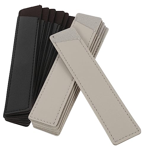 FUNOMOCYA Stifthalter-Set 12-teilig Notizbuch-stiftehalter Gummiband Und Stifthüllen Aus Leder von FUNOMOCYA