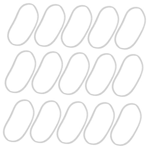 FUNOMOCYA 1500 Stück Teiliges Kleine Transparente Gummiringe Elastische Haargummis mit Hoher Dehnbarkeit Zuverlässiger Halt Vielseitig Verwendbar für Damen und Mädchen von FUNOMOCYA