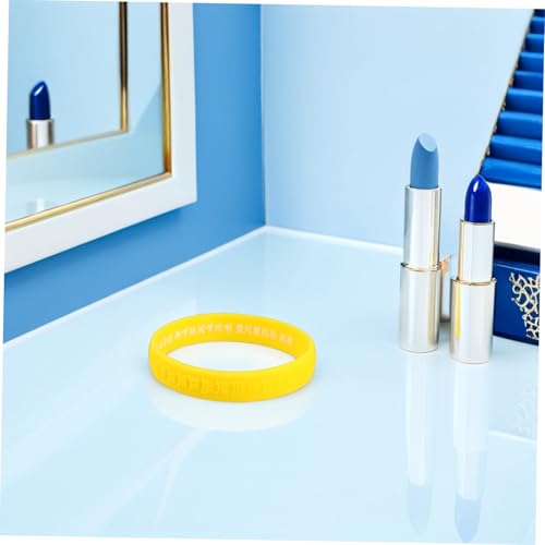 FUNOMOCYA 16 Stück Sanskrit Silikonarmband Promiezbänder Silikonarmbänder Armbänder Aus Silikon Rote Handgelenksbänder Event -armbänder Sportarmbänder Elastisches Armband Kieselgel von FUNOMOCYA